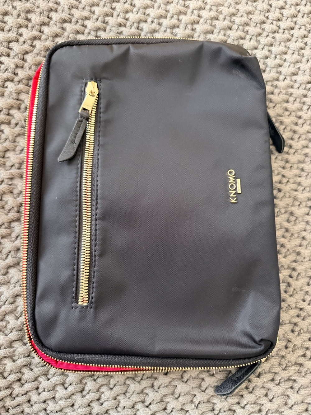 Black Electronic Organizer Pouch